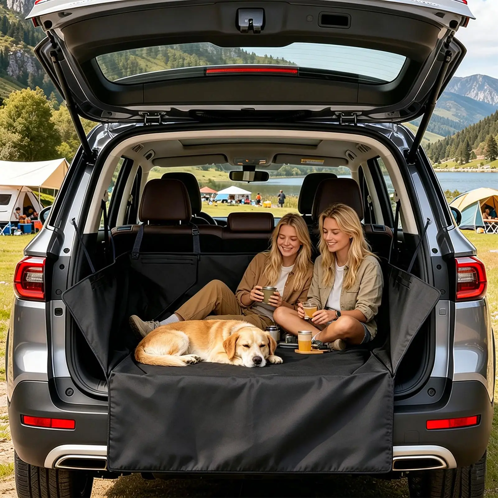 Pet Cargo Liner For SUV Waterproof Non-Slip Protective Mat Washable Dog Trunk Cover For Truck Automotive RV Car Rear Travel
Pet Cargo Liner For SUV Waterproof Non-Slip Protective Mat Washable Dog Trunk Cover For Truck Automotive RV Car Rear Travel
