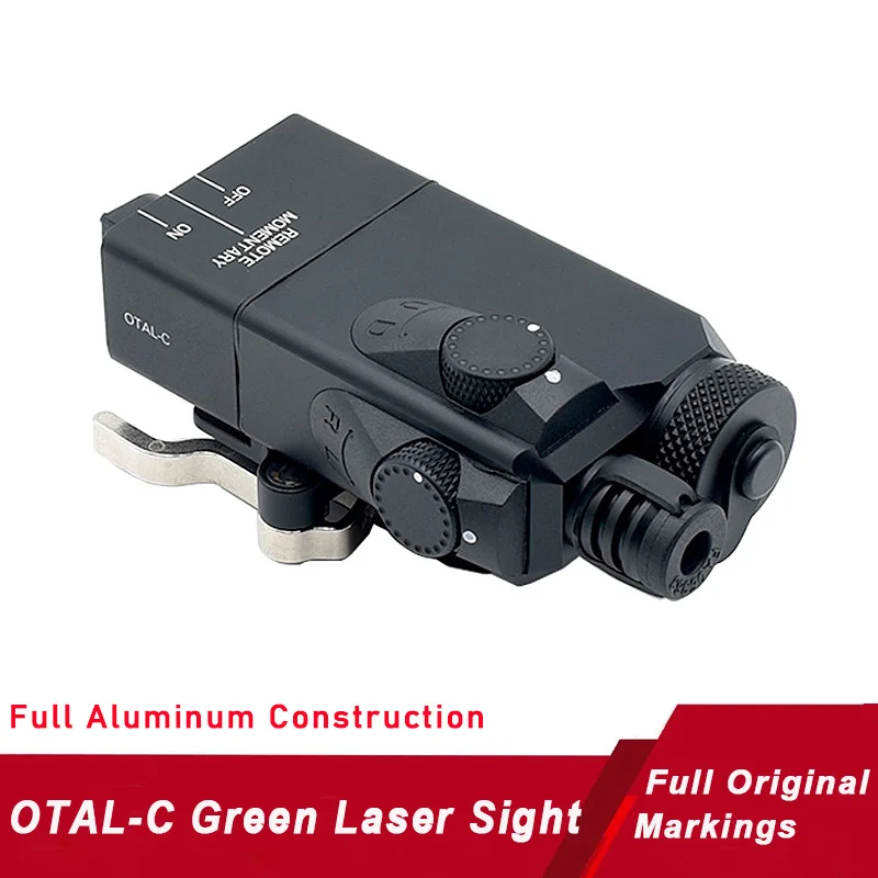 OTAL-C Tactical Aiming Green Laser Hunting Rifle Classic IR Laser Sight with Quick Release HT Mount fit Picatinny Rail Aluminum
OTAL-C Tactical Aiming Green Laser Hunting Rifle Classic IR Laser Sight with Quick Release HT Mount fit Picatinny Rail Aluminum