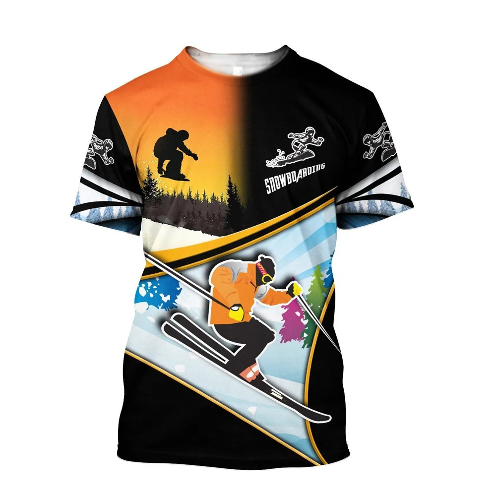 Skiing Sports Summer Men'S Shirt Clothing D Printing Fashion Shirt O Neck Large Short Sleeve Casual Comfort Quality Top
Skiing Sports Summer Men'S Shirt Clothing D Printing Fashion Shirt O Neck Large Short Sleeve Casual Comfort Quality Top