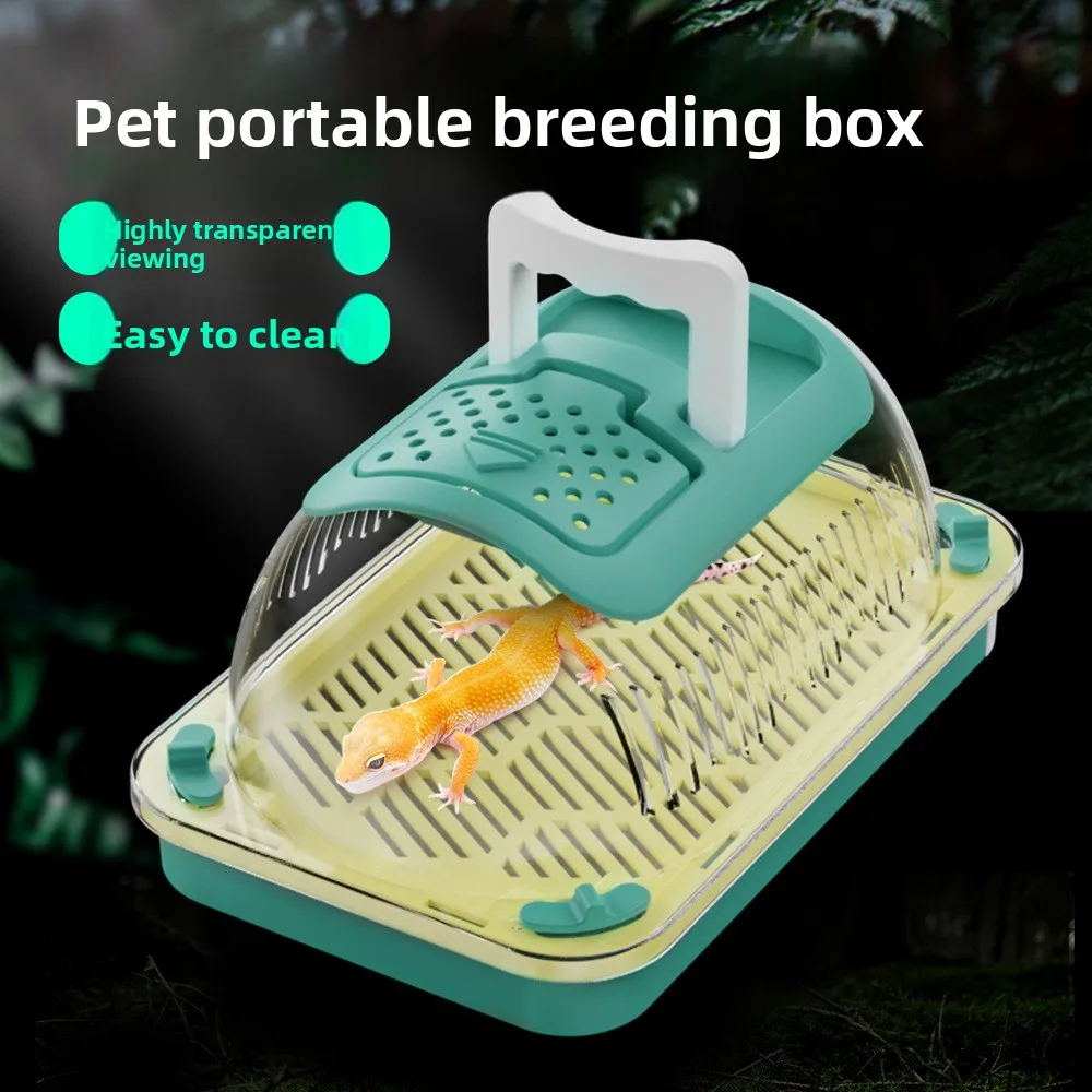 NOMOY Gecko/Lizard Carrying Box, Insect Critter Cage-Portable Transparent Enclosure with Handle & Air Holes,Small Pet Container
NOMOY Gecko/Lizard Carrying Box, Insect Critter Cage-Portable Transparent Enclosure with Handle & Air Holes,Small Pet Container