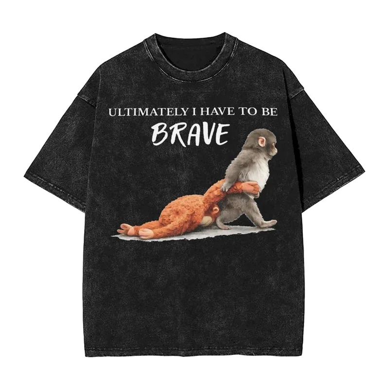 Punch Monkey Print T-shirt Retro Streetwear Fashion Unisex Loose Couple Tee Summer Casual Cotton Short Sleeve Top for Men Women
Punch Monkey Print T-shirt Retro Streetwear Fashion Unisex Loose Couple Tee Summer Casual Cotton Short Sleeve Top for Men Women