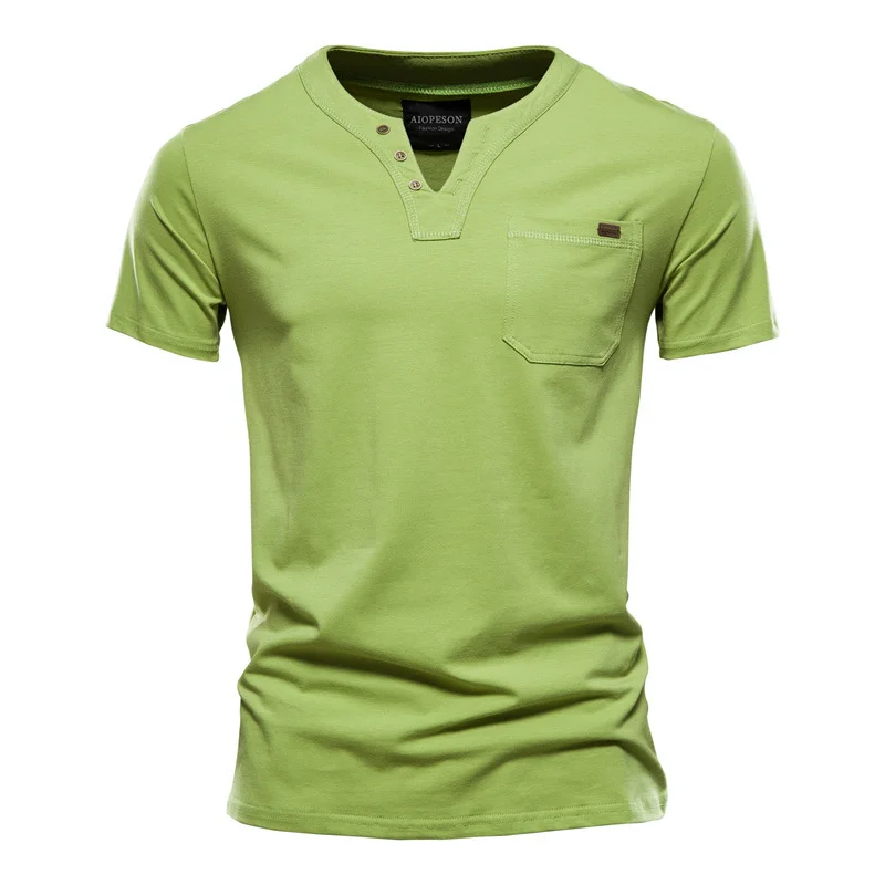 Brand Quality Cotton Men T-shirt V-neck Fashion Design Slim Fit Soild T-shirts Male Tops Tees Short Sleeve Sport T Shirt For
Brand Quality Cotton Men T-shirt V-neck Fashion Design Slim Fit Soild T-shirts Male Tops Tees Short Sleeve Sport T Shirt For