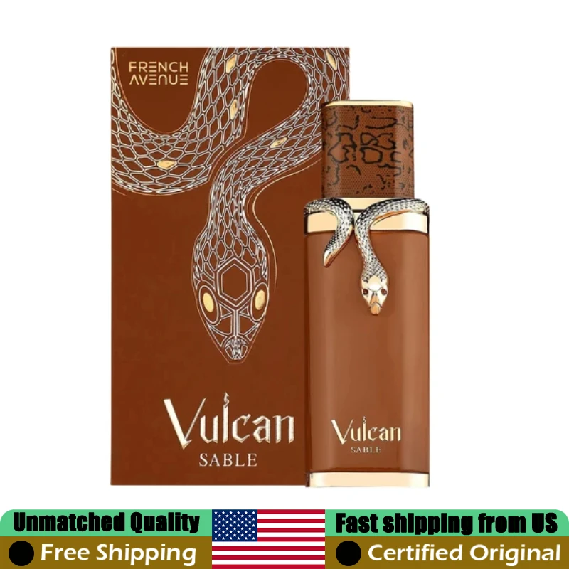 French Avenue 2025 New Vulcan Sable Unisex EDP Spray Whiskey Patchouli Aromatic 3.4 Oz Lasting Pheromones Perfume for Men Women
French Avenue 2025 New Vulcan Sable Unisex EDP Spray Whiskey Patchouli Aromatic 3.4 Oz Lasting Pheromones Perfume for Men Women