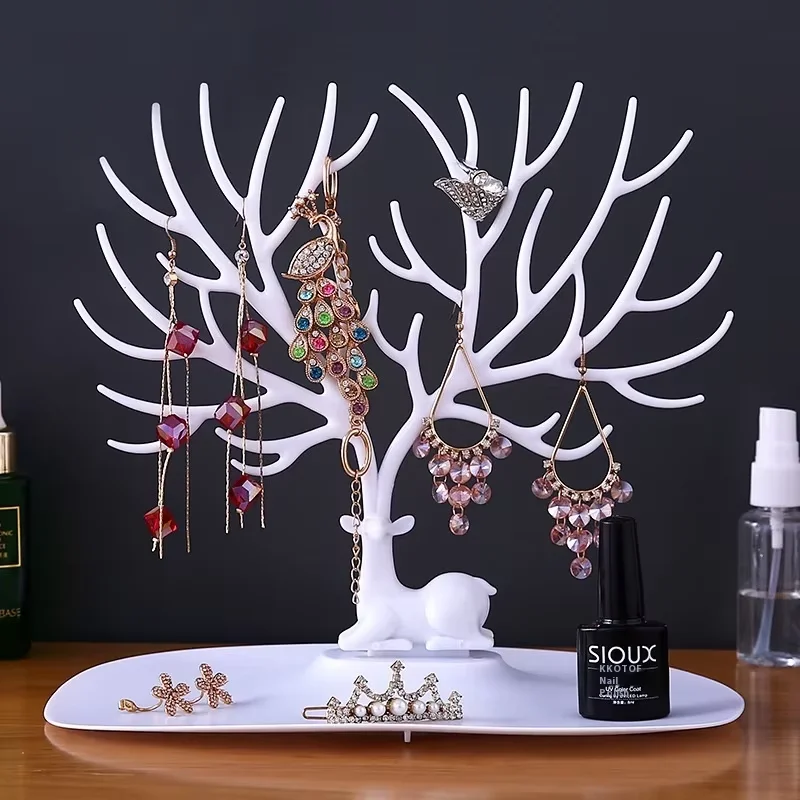 Creative Antler Tree-shaped Necklace Earring Bracelet Display Rack Plastic Jewelry Storage Hanger with Boxed Storage Display
Creative Antler Tree-shaped Necklace Earring Bracelet Display Rack Plastic Jewelry Storage Hanger with Boxed Storage Display