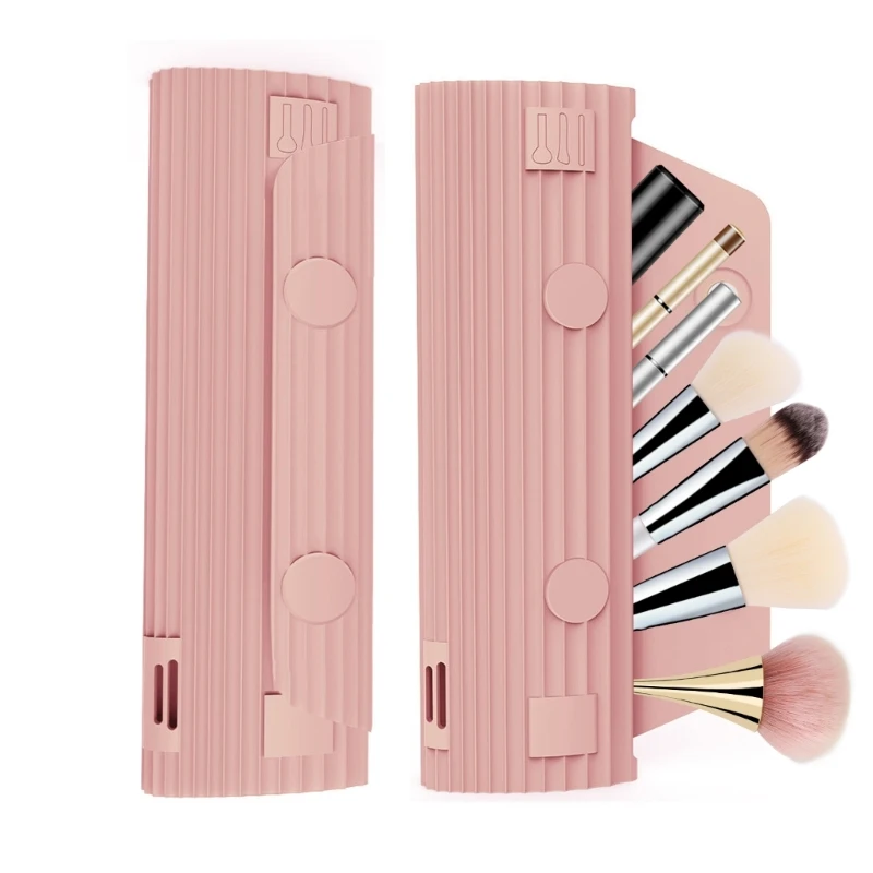 Brush Cosmetic Bag Silicone Makeup Brush Holder Cosmetic Brush Holder Travel Makeup Brush Bag Makeup Bag for Woman 3 Kinds Color
Brush Cosmetic Bag Silicone Makeup Brush Holder Cosmetic Brush Holder Travel Makeup Brush Bag Makeup Bag for Woman 3 Kinds Color