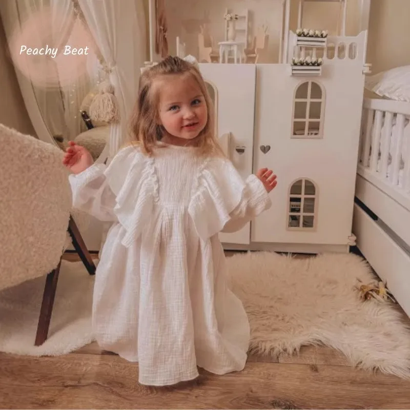 Baby Girl Princess Cotton Dress Infant Toddler Child Vintage Ruffled Vestido Long Sleeve Summer Spring Autumn Baby Clothes 1-10Y
Baby Girl Princess Cotton Dress Infant Toddler Child Vintage Ruffled Vestido Long Sleeve Summer Spring Autumn Baby Clothes 1-10Y
