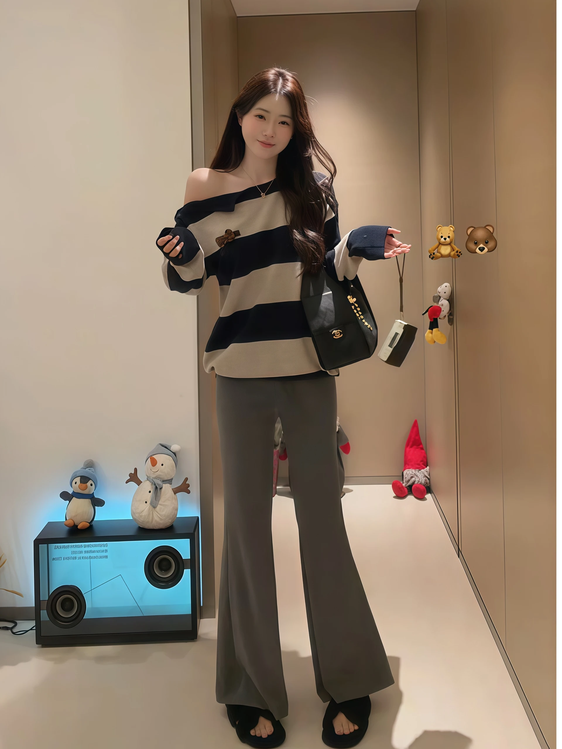 Женский вязаный топ больших размеров в корейском винтажном стиле с полосками, на одно плечо, свободного кроя, стройнящий, для повседневной носки осенью и зимой
Женский вязаный топ больших размеров в корейском винтажном стиле с полосками, на одно плечо, свободного кроя, стройнящий, для повседневной носки осенью и зимой