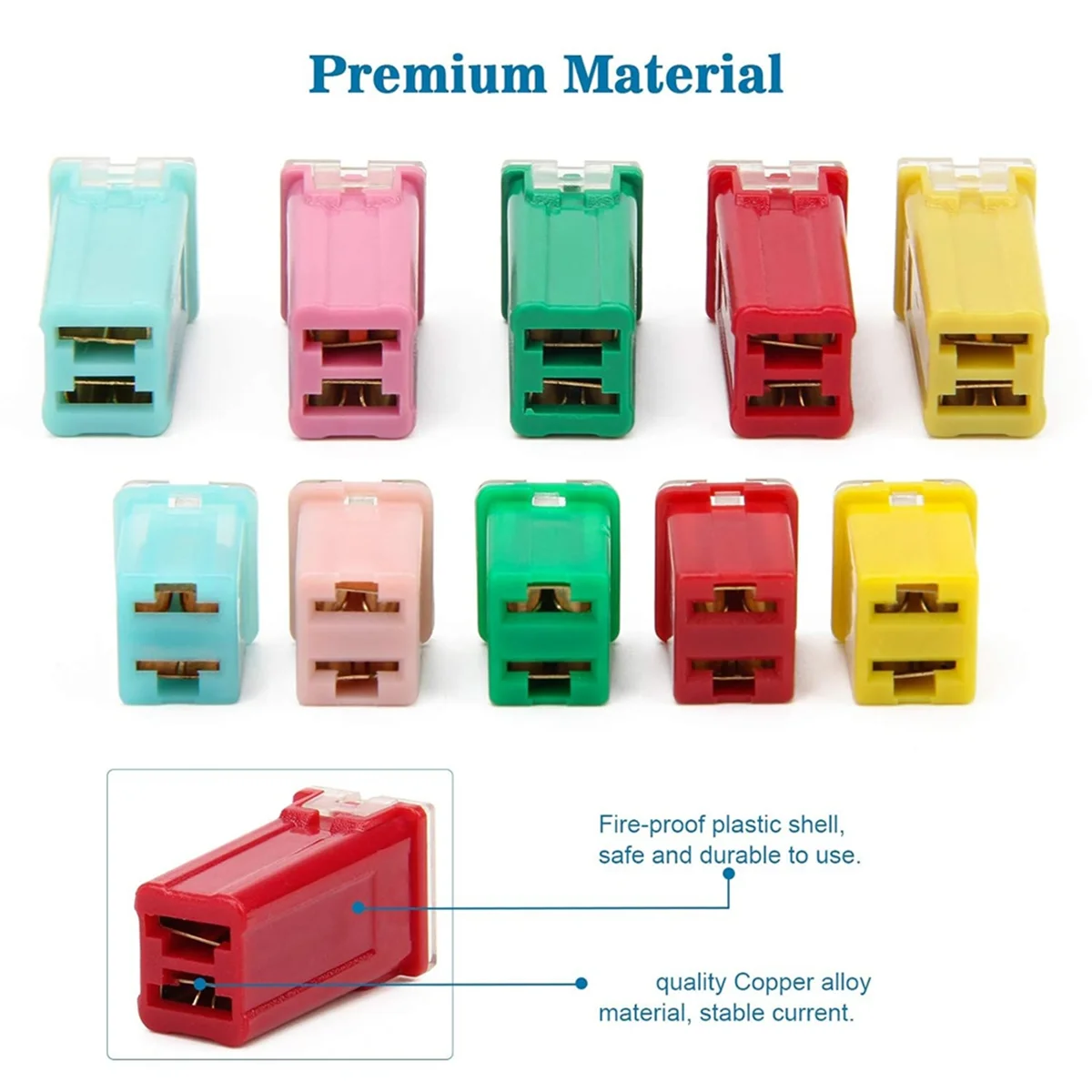 30 PCS Car Fuses Assortment Kit,Automotive Combination LOW and TALL Box Shaped Fuse Kit,for Car/RV/Truck/Motorcycle/Boat
30 PCS Car Fuses Assortment Kit,Automotive Combination LOW and TALL Box Shaped Fuse Kit,for Car/RV/Truck/Motorcycle/Boat