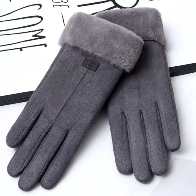 Gloves Autumn Winter Cute Furry Warm Mitts Full Finger Mittens Women Outdoor Sport Female Gloves
Gloves Autumn Winter Cute Furry Warm Mitts Full Finger Mittens Women Outdoor Sport Female Gloves