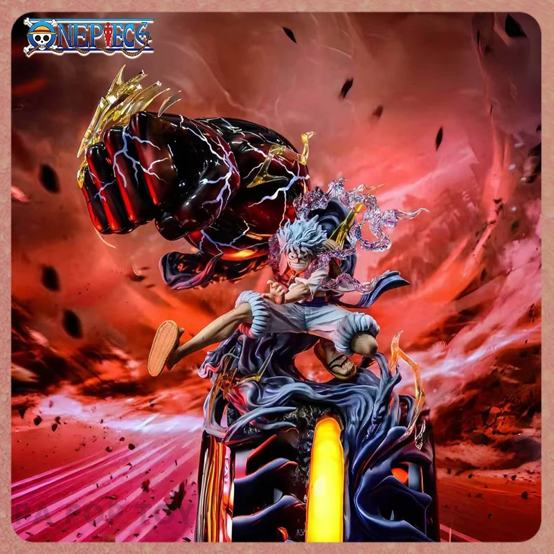 One Piece Nika Luffy Anime Figure - Gear 5 Monkey D. Luffy Giant Fist PVC Action Figure with Light Collectible Model Toy Gift
One Piece Nika Luffy Anime Figure - Gear 5 Monkey D. Luffy Giant Fist PVC Action Figure with Light Collectible Model Toy Gift