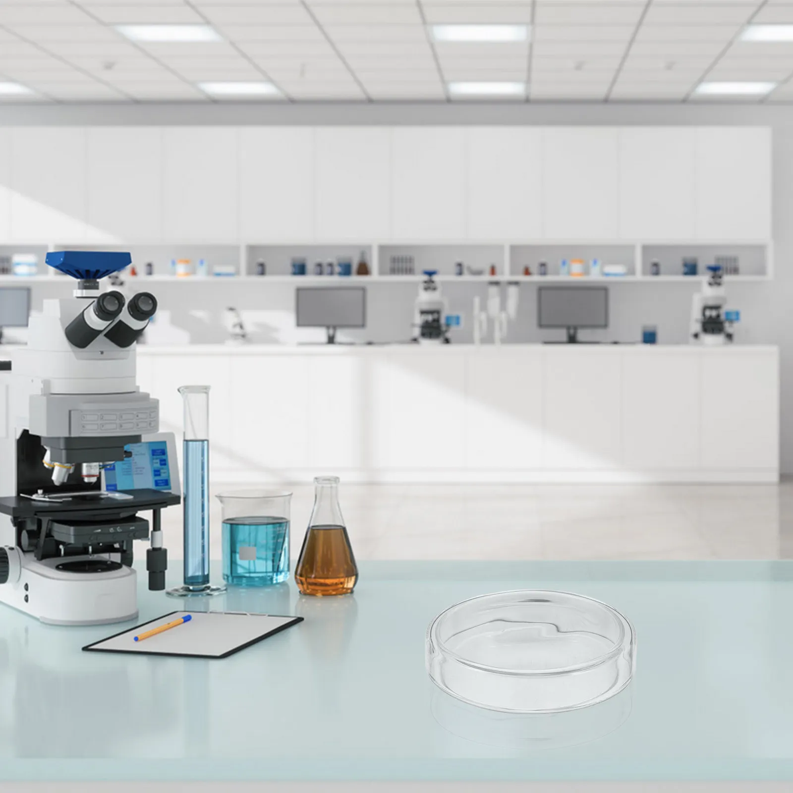 1 Set Glass Petri Dish High Strength Thickened Cell Culture Dish Laboratory Petri Holder Plates with Lid
1 Set Glass Petri Dish High Strength Thickened Cell Culture Dish Laboratory Petri Holder Plates with Lid