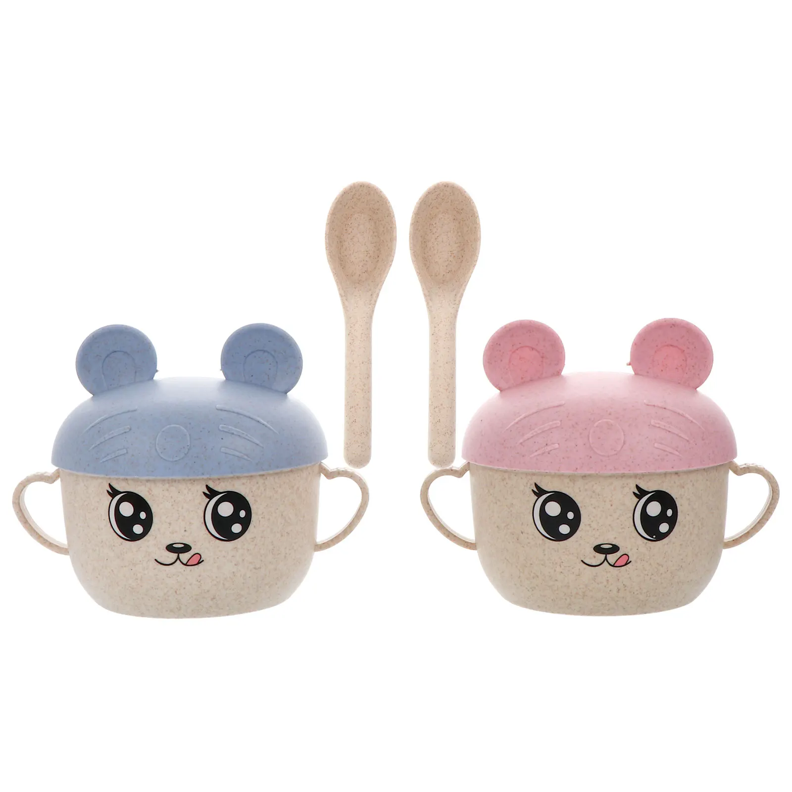 Binaural Baby Bowl 2 Sets Toddler Feeding Bowls Safe Kids Plastic Handles Rice Dessert Food Cuisine Feeding Training
Binaural Baby Bowl 2 Sets Toddler Feeding Bowls Safe Kids Plastic Handles Rice Dessert Food Cuisine Feeding Training