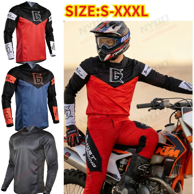 GHOST RACING Motorcycle Motocross Suit Men Off Road Dirt Bike Racing Jersey Pants Set Breathable Wear-Resistant Riding Gear
GHOST RACING Motorcycle Motocross Suit Men Off Road Dirt Bike Racing Jersey Pants Set Breathable Wear-Resistant Riding Gear