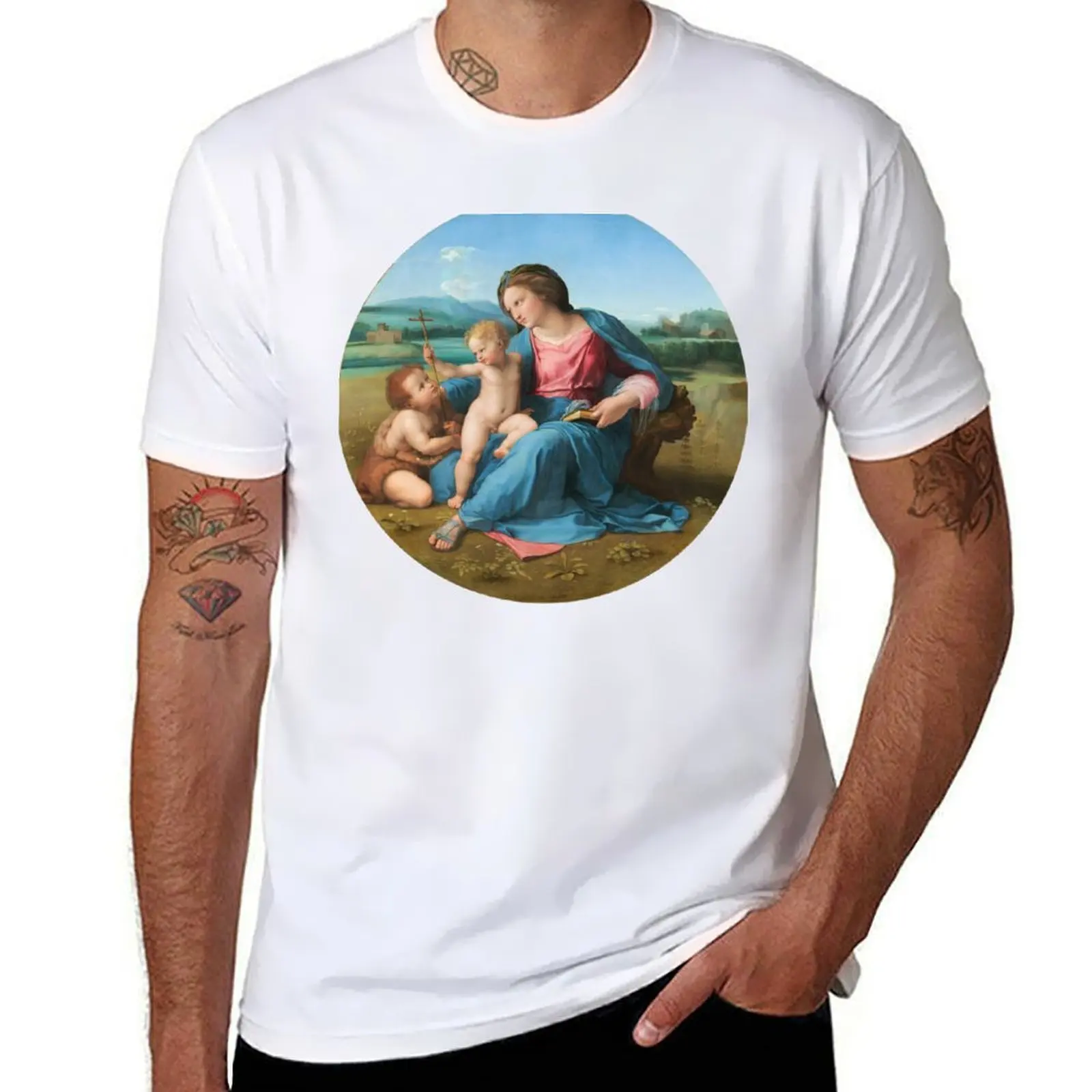 Raphael - The Alba Madonna T-Shirt anime t shirts for man t shirts for man pack cotton T-Shirt
Raphael - The Alba Madonna T-Shirt anime t shirts for man t shirts for man pack cotton T-Shirt