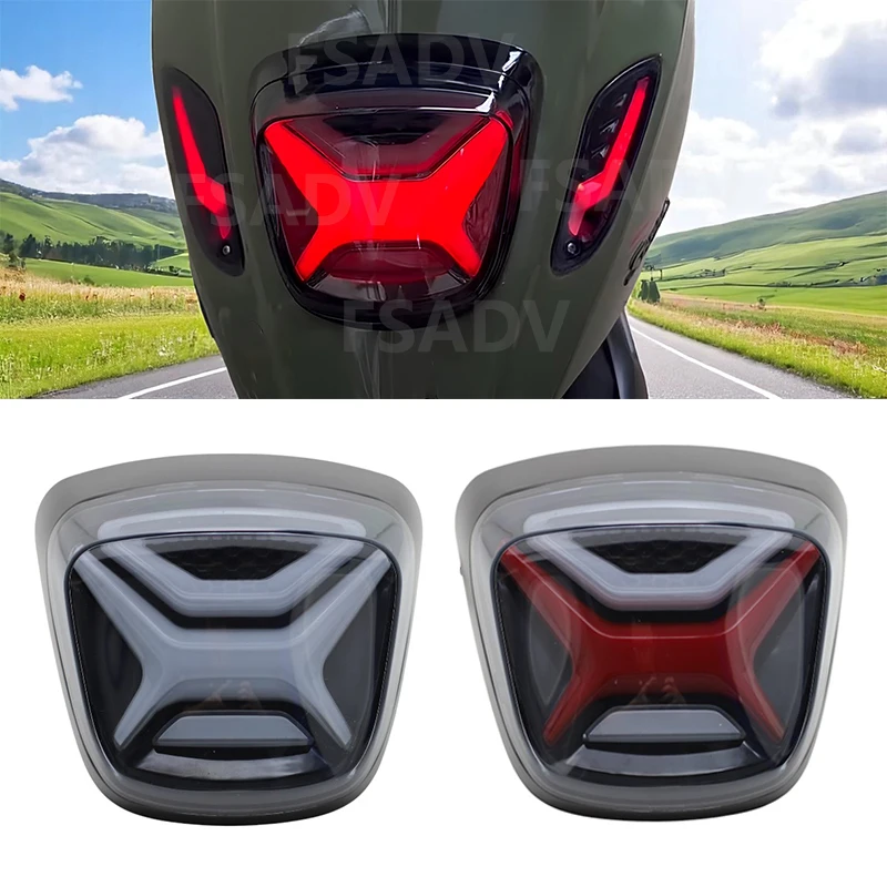 Fit For Vespa Sprint Primavera 50 125 150 2013-2023 2022 Motorcycle Rear Tail Light Brake Turn Signal Integrated LED Taillight
Fit For Vespa Sprint Primavera 50 125 150 2013-2023 2022 Motorcycle Rear Tail Light Brake Turn Signal Integrated LED Taillight