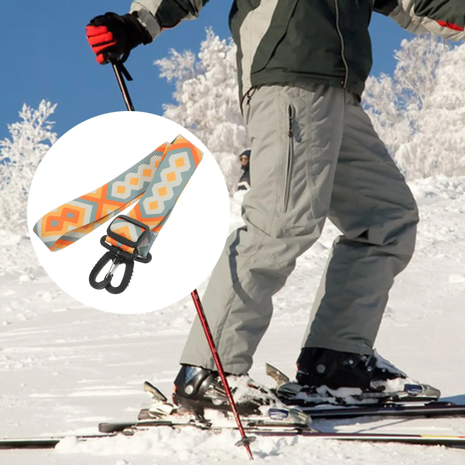 2Pcs Professional Ski Boots Carrier Strap Adjustable Shoulder Sling for Skiing Snowboarding Portable Foldable Wear-Resistant
2Pcs Professional Ski Boots Carrier Strap Adjustable Shoulder Sling for Skiing Snowboarding Portable Foldable Wear-Resistant