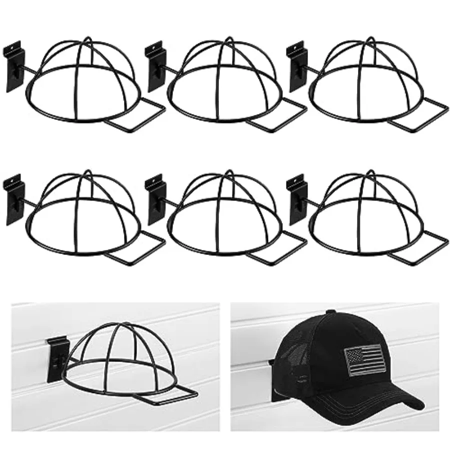6 Pcs Slat Wall Hat Display Wire Headwear Rack Slatwall Accessories Metal Retail Display Racks for Baseball Hats Beanies Wigs O
6 Pcs Slat Wall Hat Display Wire Headwear Rack Slatwall Accessories Metal Retail Display Racks for Baseball Hats Beanies Wigs O