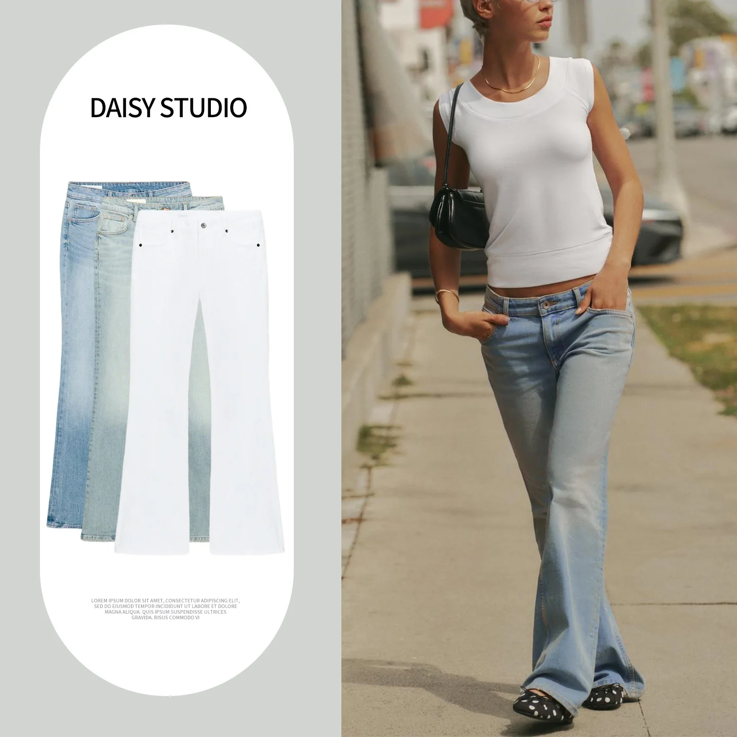 Low Waist Bell Bottom Denim Jeans Women's Slim Fit Spring Summer New Arrival Metal Button Pants Trousers Fashion Ladies
Low Waist Bell Bottom Denim Jeans Women's Slim Fit Spring Summer New Arrival Metal Button Pants Trousers Fashion Ladies