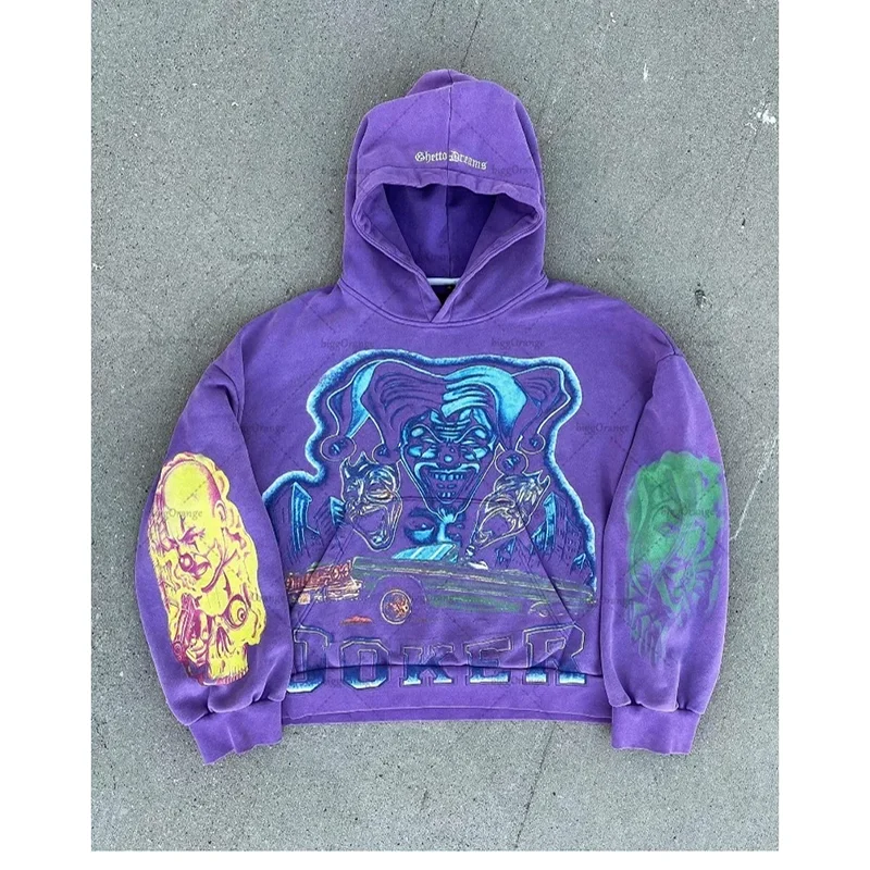 2024 Y2k American High Street Clothing New Cartoon Print Oversized Sweatshirt Women Big Pocket Gothic Punk Loose Pullover Hoodie
2024 Y2k American High Street Clothing New Cartoon Print Oversized Sweatshirt Women Big Pocket Gothic Punk Loose Pullover Hoodie
