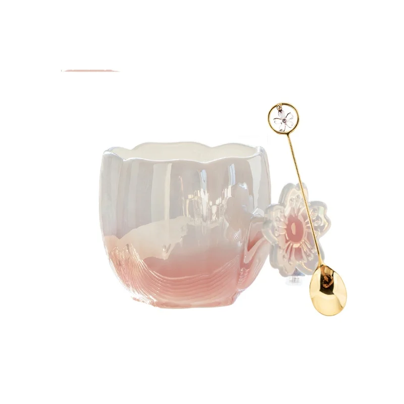 *High value cherry blossom mug cute female ceramic cup couple household coffee cup with spoon
*High value cherry blossom mug cute female ceramic cup couple household coffee cup with spoon