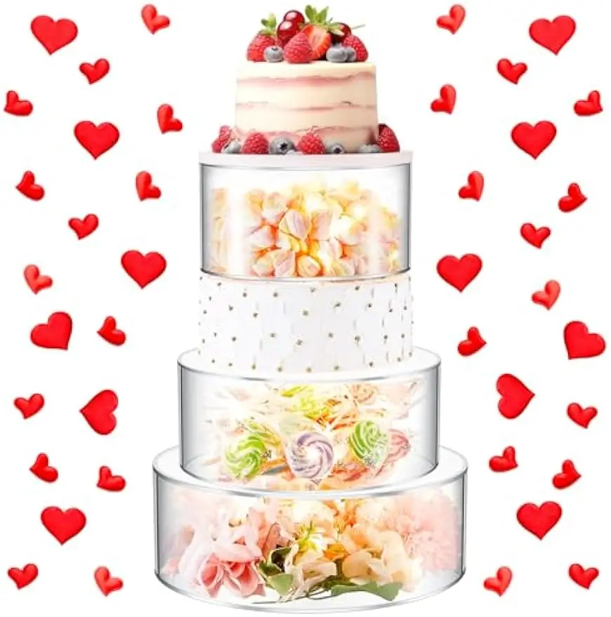 3 шт. акриловая подставка для торта со светодиодной подсветкой, 8 дюймов, 10 дюймов, 12 дюймов, прозрачная заполняемая подставка для свадьбы, дня рождения, вечеринки
3 шт. акриловая подставка для торта со светодиодной подсветкой, 8 дюймов, 10 дюймов, 12 дюймов, прозрачная заполняемая подставка для свадьбы, дня рождения, вечеринки