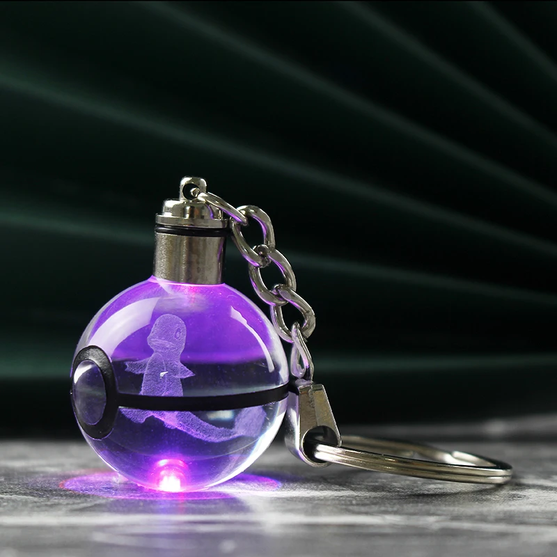 Dropshipping 3D Charmander Pokemon Crystal Ball LED Keychain Cartoon Model Keyring Pendant Festival Gifts for Children
Dropshipping 3D Charmander Pokemon Crystal Ball LED Keychain Cartoon Model Keyring Pendant Festival Gifts for Children