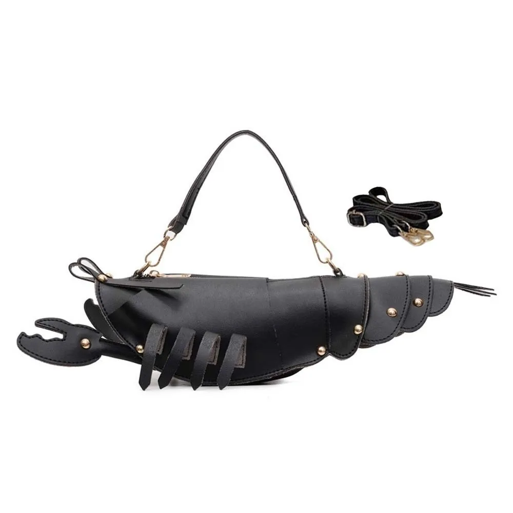 Shoulder Pouch Lobster Shape Handbag Anti-splash Water Creative Leather Lobster Bag Large Capacity Lightweight Red Underarm Bag
Shoulder Pouch Lobster Shape Handbag Anti-splash Water Creative Leather Lobster Bag Large Capacity Lightweight Red Underarm Bag