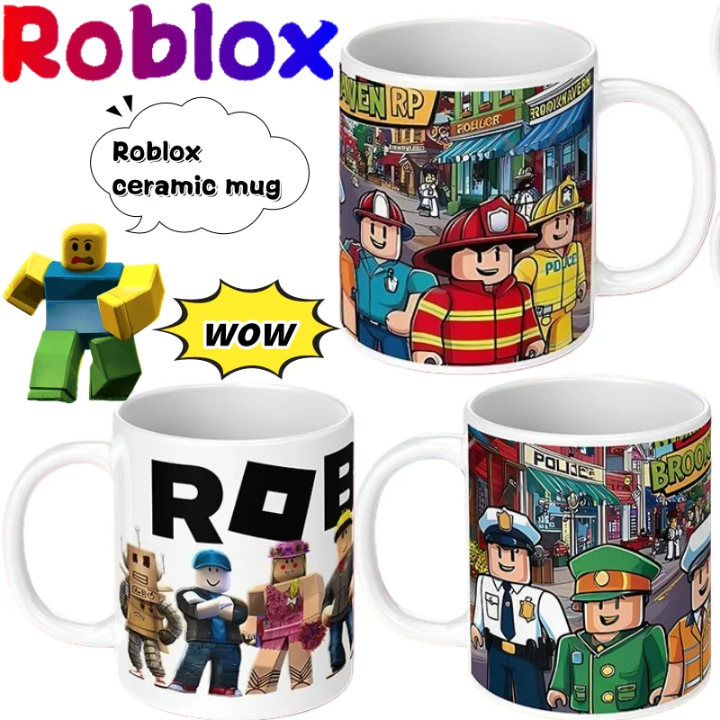 New Roblox Ceramic Cup Creative High-value Anime Cartoon Cool Printed Couple Home Large Capacity Portable Milk Coffee Mug Gift
New Roblox Ceramic Cup Creative High-value Anime Cartoon Cool Printed Couple Home Large Capacity Portable Milk Coffee Mug Gift