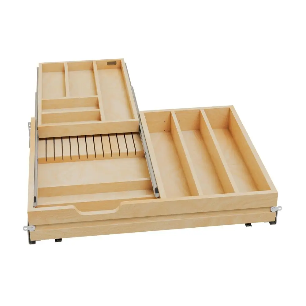 TwoTier Kitchen Utensil Drawer Organizer amp Pullout Cutlery Tray, SoftClose Slides, 27 Cabinet Opening, Wood, 4WTCD30HSC1
TwoTier Kitchen Utensil Drawer Organizer amp Pullout Cutlery Tray, SoftClose Slides, 27 Cabinet Opening, Wood, 4WTCD30HSC1