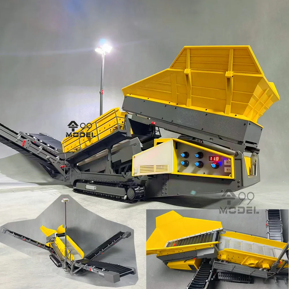 Electric Sand Screening Machine 1/14 Tracked Screening Machine Model - Suitable Miniature Site Sand and Gravel Sorting Model Toy
Electric Sand Screening Machine 1/14 Tracked Screening Machine Model - Suitable Miniature Site Sand and Gravel Sorting Model Toy