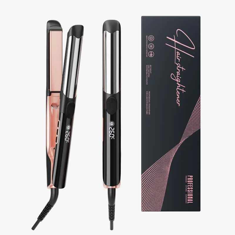 2-in-1 Iron Hair Straightener Display Electric Ceramic Plate Car Salon Use Featuring Negative Ion Technology Flat Iron
2-in-1 Iron Hair Straightener Display Electric Ceramic Plate Car Salon Use Featuring Negative Ion Technology Flat Iron