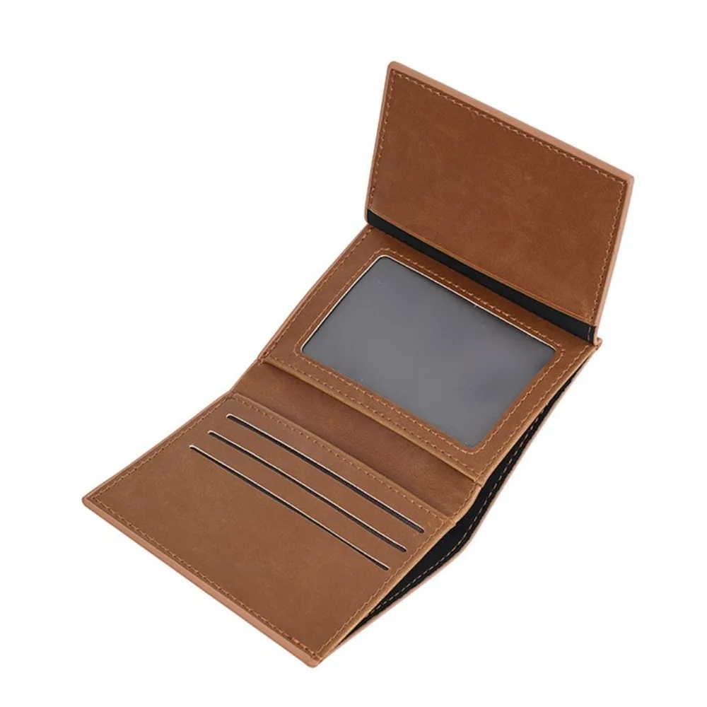 PU Leather 3 Fold Wallets Urban Recreational Style Black Coffee Brown Men's Short Wallet Solid Color Credit Card Case
PU Leather 3 Fold Wallets Urban Recreational Style Black Coffee Brown Men's Short Wallet Solid Color Credit Card Case