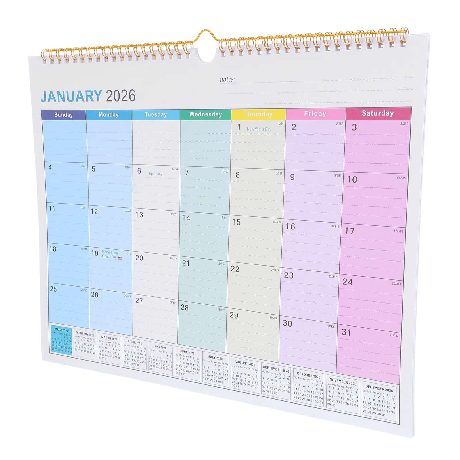 Hanging Wall Calendar Spiral Binding Jan 2026-June 2027 18 Month European Vintage Style Scheduler Home Office School Calendar
Hanging Wall Calendar Spiral Binding Jan 2026-June 2027 18 Month European Vintage Style Scheduler Home Office School Calendar