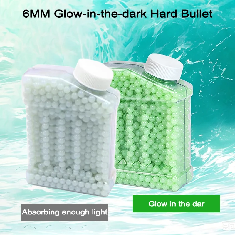 Fluorescent 6mm Hard Plastic BBs 0.12g Glow In Dark Round Pellets Outdoor Shooting Game Toy Gun Accessories -0C
Fluorescent 6mm Hard Plastic BBs 0.12g Glow In Dark Round Pellets Outdoor Shooting Game Toy Gun Accessories -0C