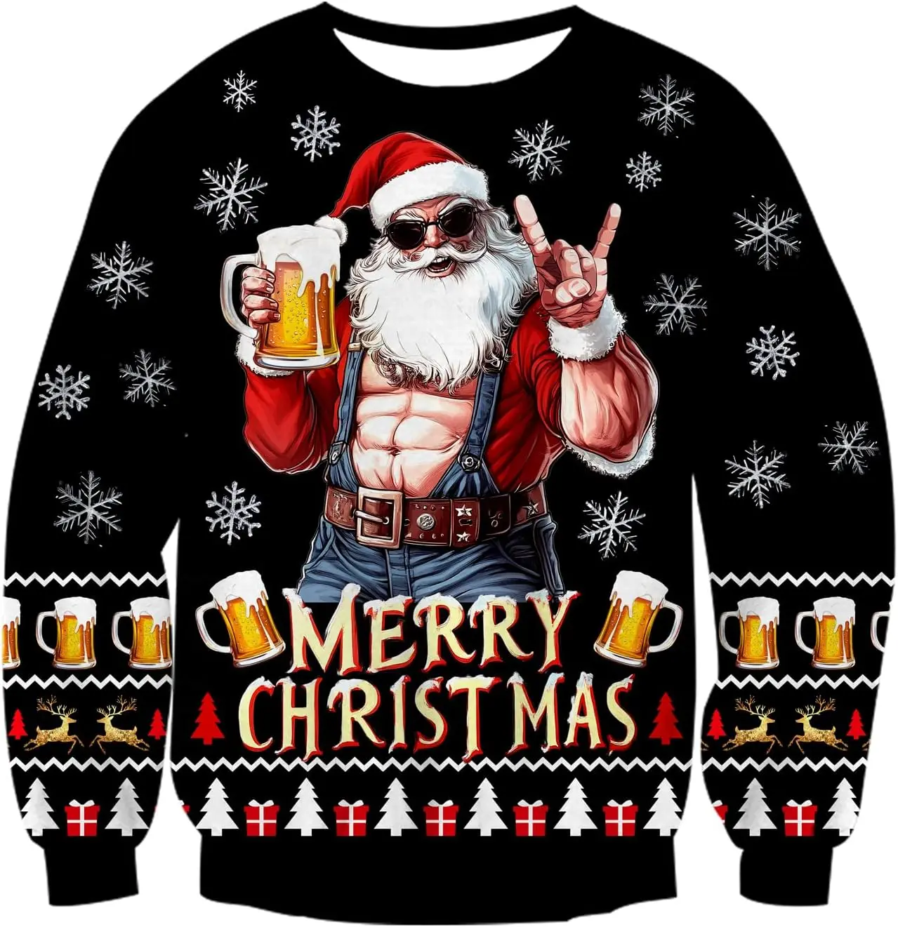 Funny Christmas Theme Round Neck Sweatshirt For Men And Women Ugly Santa Claus Hoody Spring And Autumn Casual Hoodies Party Tops
Funny Christmas Theme Round Neck Sweatshirt For Men And Women Ugly Santa Claus Hoody Spring And Autumn Casual Hoodies Party Tops