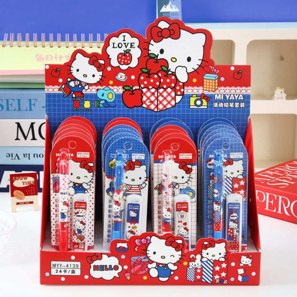 Sanrio Hello Kitty 0.5MM Mechanical Pencils Set Cartoon Kt Cat Smooth Writing Pencil Campus Study Stationery Supplies Girls Gift
Sanrio Hello Kitty 0.5MM Mechanical Pencils Set Cartoon Kt Cat Smooth Writing Pencil Campus Study Stationery Supplies Girls Gift