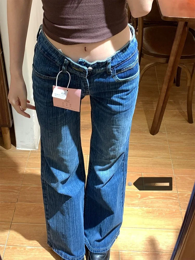 Low Waist Wide Leg American Style Denim Pants Women's Summer New Bamboo Fiber Slimming Floor-Length Trousers
Low Waist Wide Leg American Style Denim Pants Women's Summer New Bamboo Fiber Slimming Floor-Length Trousers