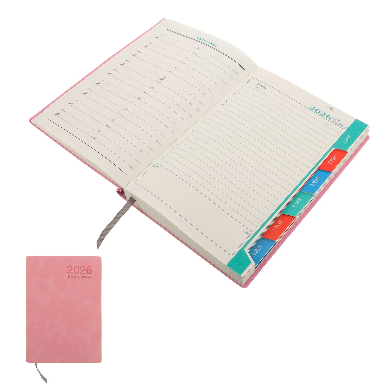 2026 Daily Planner Notebook A5 - Lightweight Compact Schedule Planner with Yearly Monthly Daily Pages Academic Calendar to-Do
2026 Daily Planner Notebook A5 - Lightweight Compact Schedule Planner with Yearly Monthly Daily Pages Academic Calendar to-Do