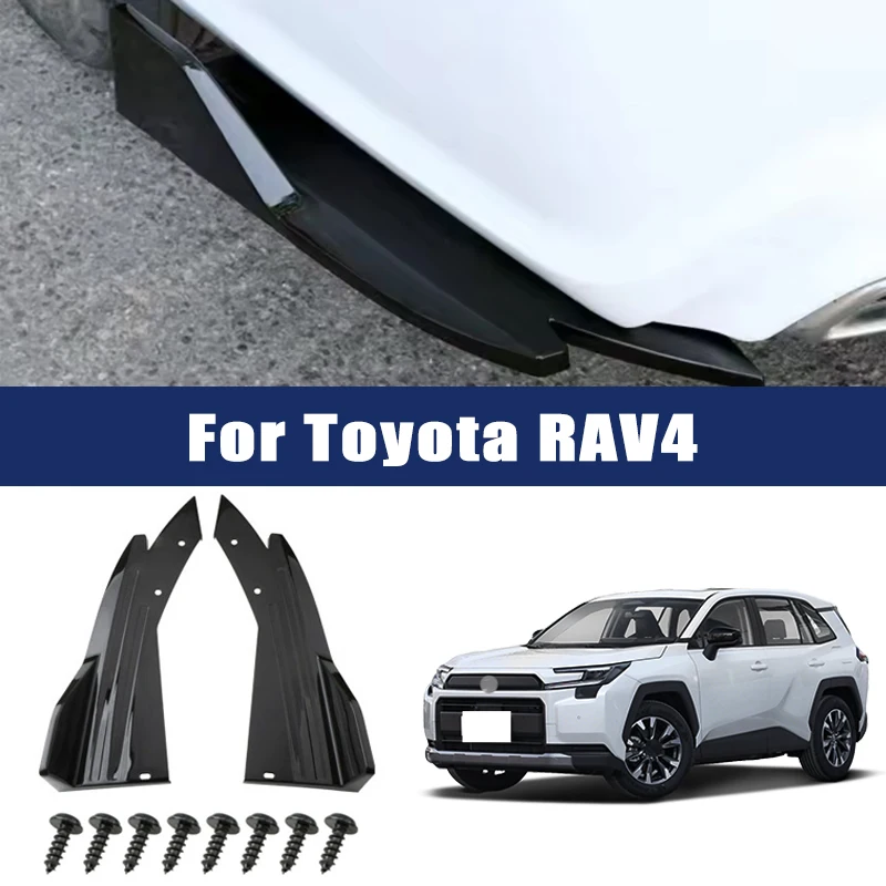 2pcs Car Rear Bumper Spoiler Lip Carbon Fiber Wing Trim Anti-crash Diffuser Side Skirt Wrap Angle Splitter For Toyota RAV4
2pcs Car Rear Bumper Spoiler Lip Carbon Fiber Wing Trim Anti-crash Diffuser Side Skirt Wrap Angle Splitter For Toyota RAV4