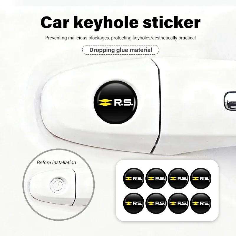 Car Sticker Car Door Keyhole Sticker Lock Protection Dustproof Decals For Renault Clio Koleos Megane Espace Dacia RS Kadjar ZOE
Car Sticker Car Door Keyhole Sticker Lock Protection Dustproof Decals For Renault Clio Koleos Megane Espace Dacia RS Kadjar ZOE