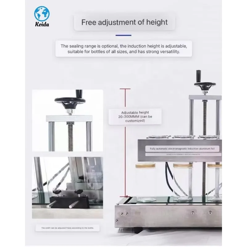 Electric Continuous Automatic Aluminum Foil Induction Sealer For Food Beverage With Motor Core For Plastic Paper Glass Packaging
Electric Continuous Automatic Aluminum Foil Induction Sealer For Food Beverage With Motor Core For Plastic Paper Glass Packaging