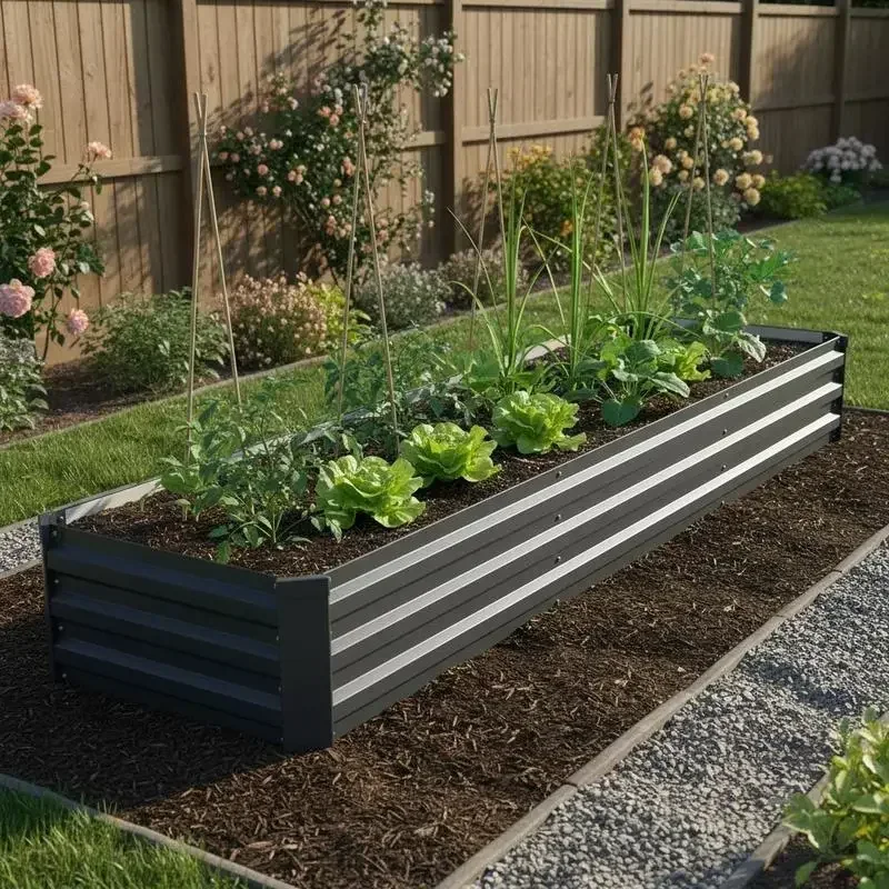 60 x 240cm Galvanised Steel Planter, with Open Bottom
60 x 240cm Galvanised Steel Planter, with Open Bottom