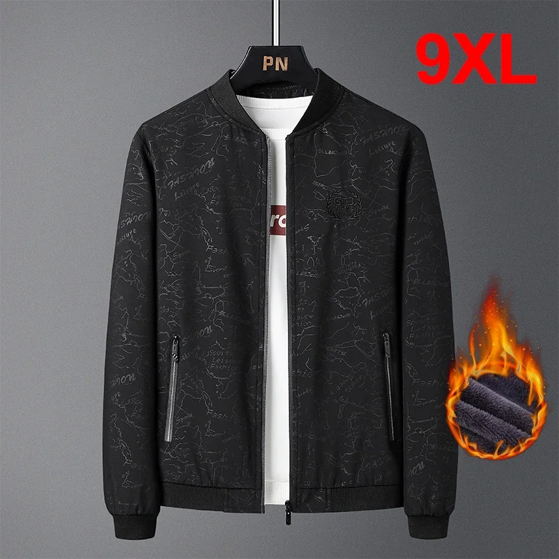 DIANRUO 9XL Men Oversize Jacket Windbreaker Solid Color Autumn Thick Jacket Coat Casual Fashion Outwear Plus Size ملابس رجالي
DIANRUO 9XL Men Oversize Jacket Windbreaker Solid Color Autumn Thick Jacket Coat Casual Fashion Outwear Plus Size ملابس رجالي