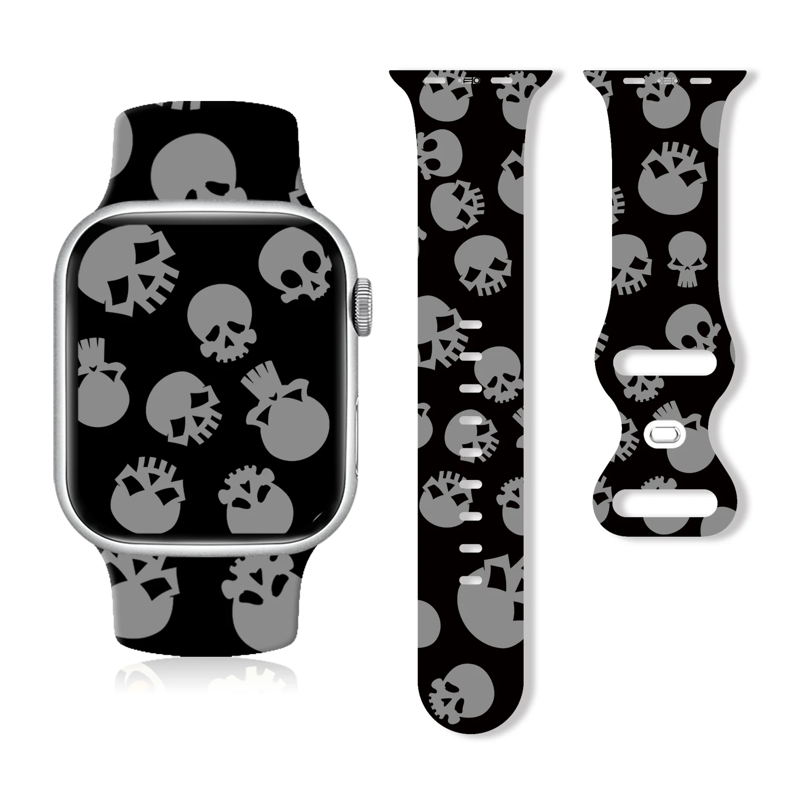 New Halloween printed watch strap for Apple Watch 10 9 8 7 Silicone Band Replaceable Bracelet for iWatch 38mm 40mm 41mm 42mm
New Halloween printed watch strap for Apple Watch 10 9 8 7 Silicone Band Replaceable Bracelet for iWatch 38mm 40mm 41mm 42mm
