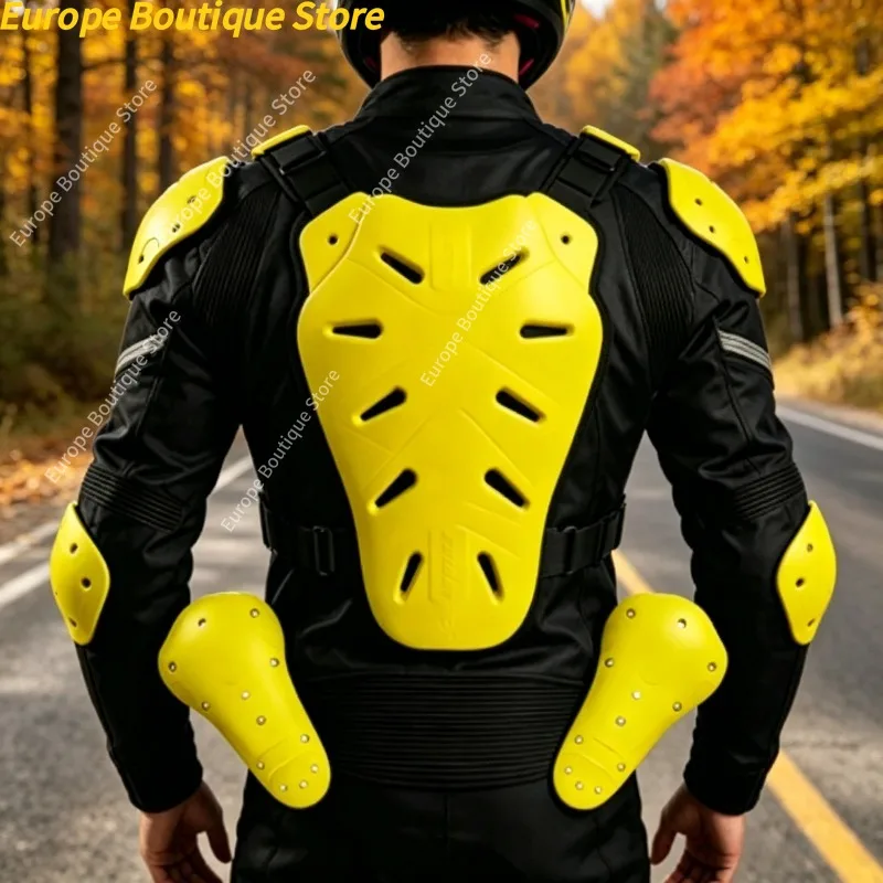 LYSCHY CE Level 2 Motorcycle Armor Full Set Shoulder Elbow Back Protector Knee Chest Guard Insert Riding Safety Equipment
LYSCHY CE Level 2 Motorcycle Armor Full Set Shoulder Elbow Back Protector Knee Chest Guard Insert Riding Safety Equipment