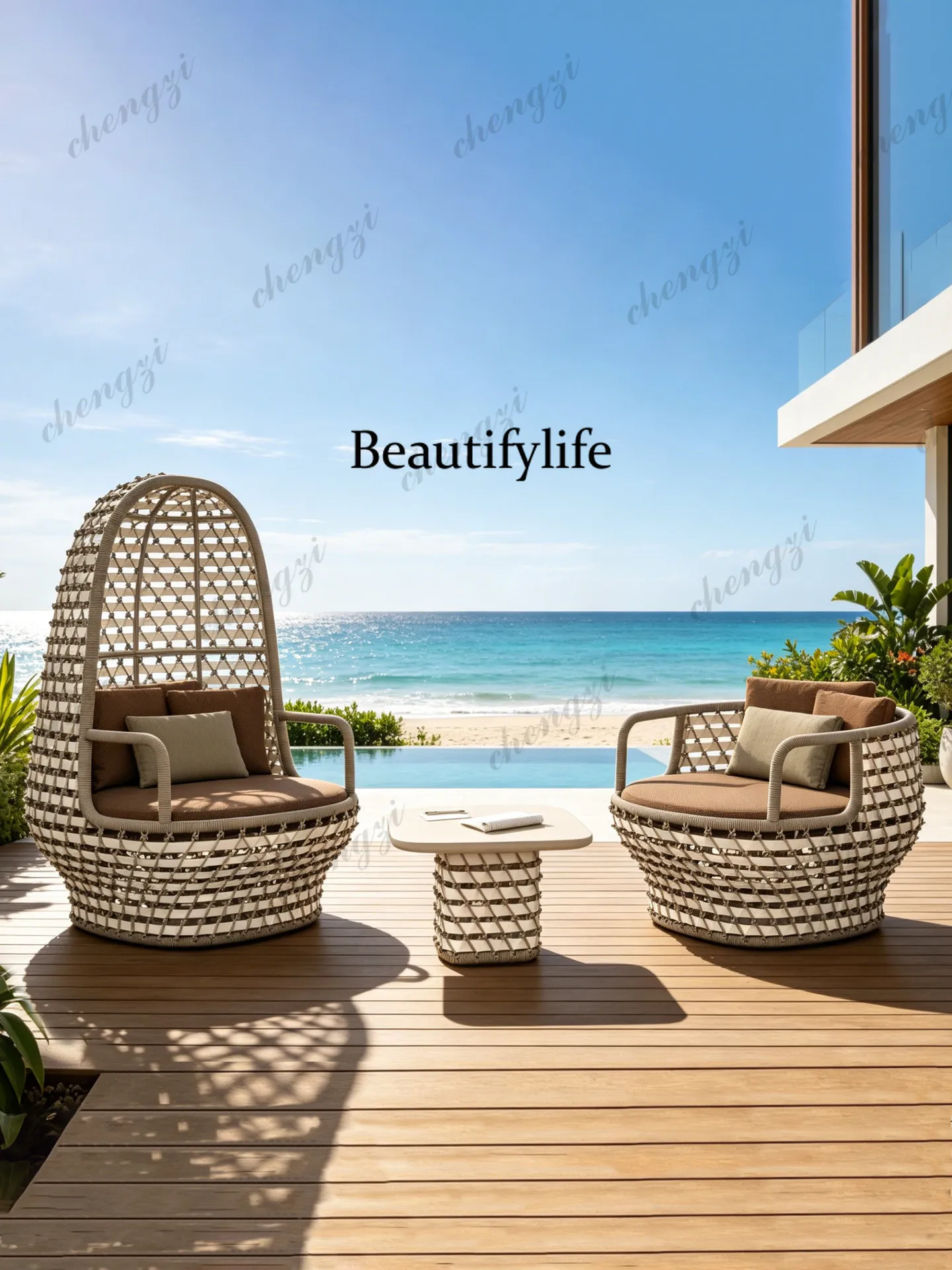 Outdoor rattan sofa courtyard garden terrace, outdoor leisure bed and breakfast furniture
Outdoor rattan sofa courtyard garden terrace, outdoor leisure bed and breakfast furniture