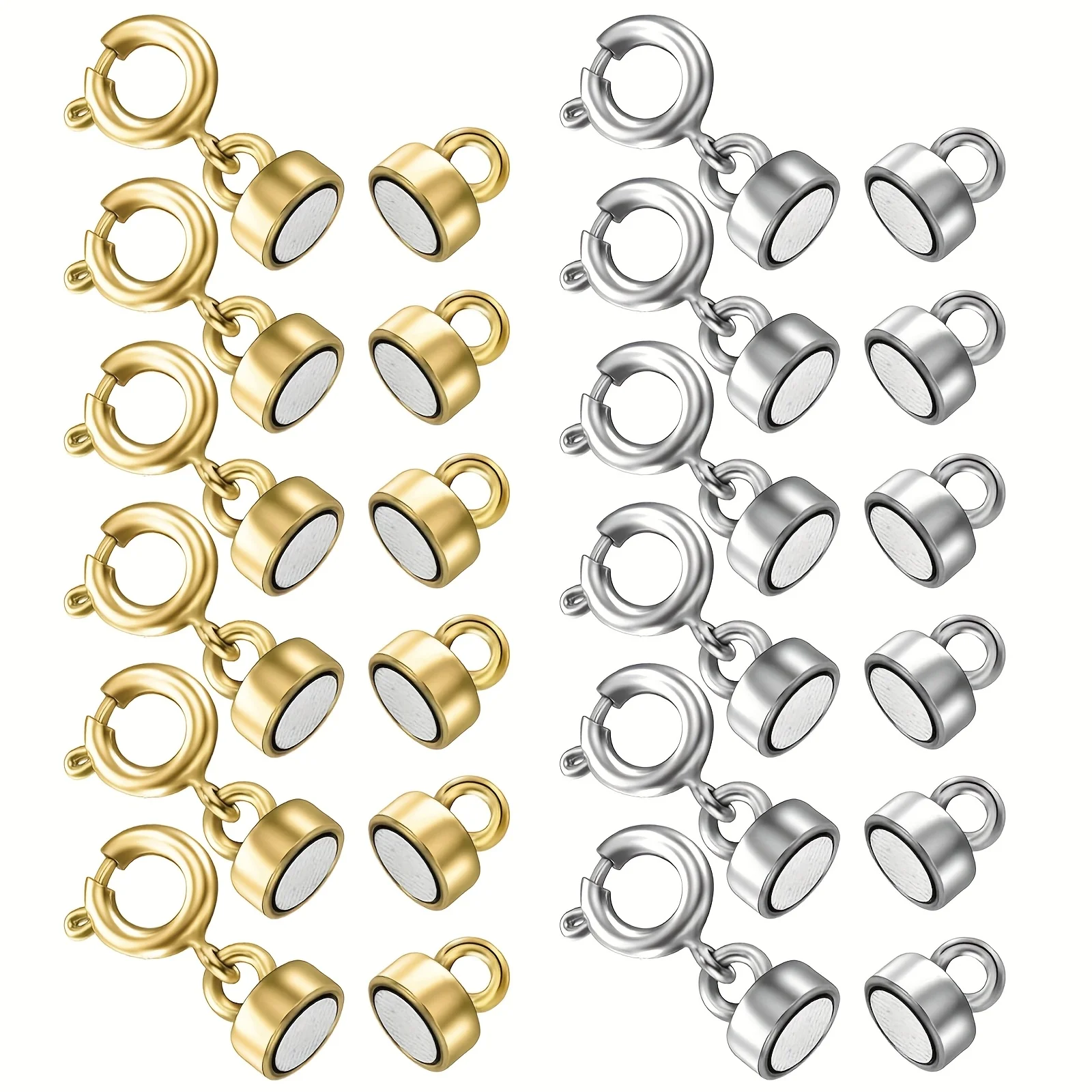 Magnetic Jewelry Clasps for Necklace Extender And Layering, Multiple Styles Magnetic Clasps for Necklace Bracelet Anklet
Magnetic Jewelry Clasps for Necklace Extender And Layering, Multiple Styles Magnetic Clasps for Necklace Bracelet Anklet