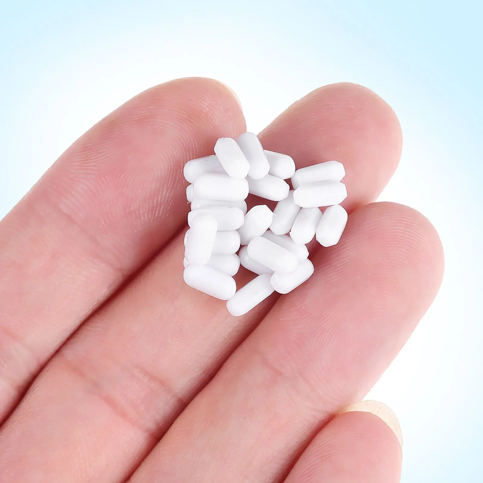 25 Pcs Stirrer Bars C3x7 White Lab Rods PTFE Coated Chemically Laboratory Accessories Inert Teaching Equipment Accessories
25 Pcs Stirrer Bars C3x7 White Lab Rods PTFE Coated Chemically Laboratory Accessories Inert Teaching Equipment Accessories