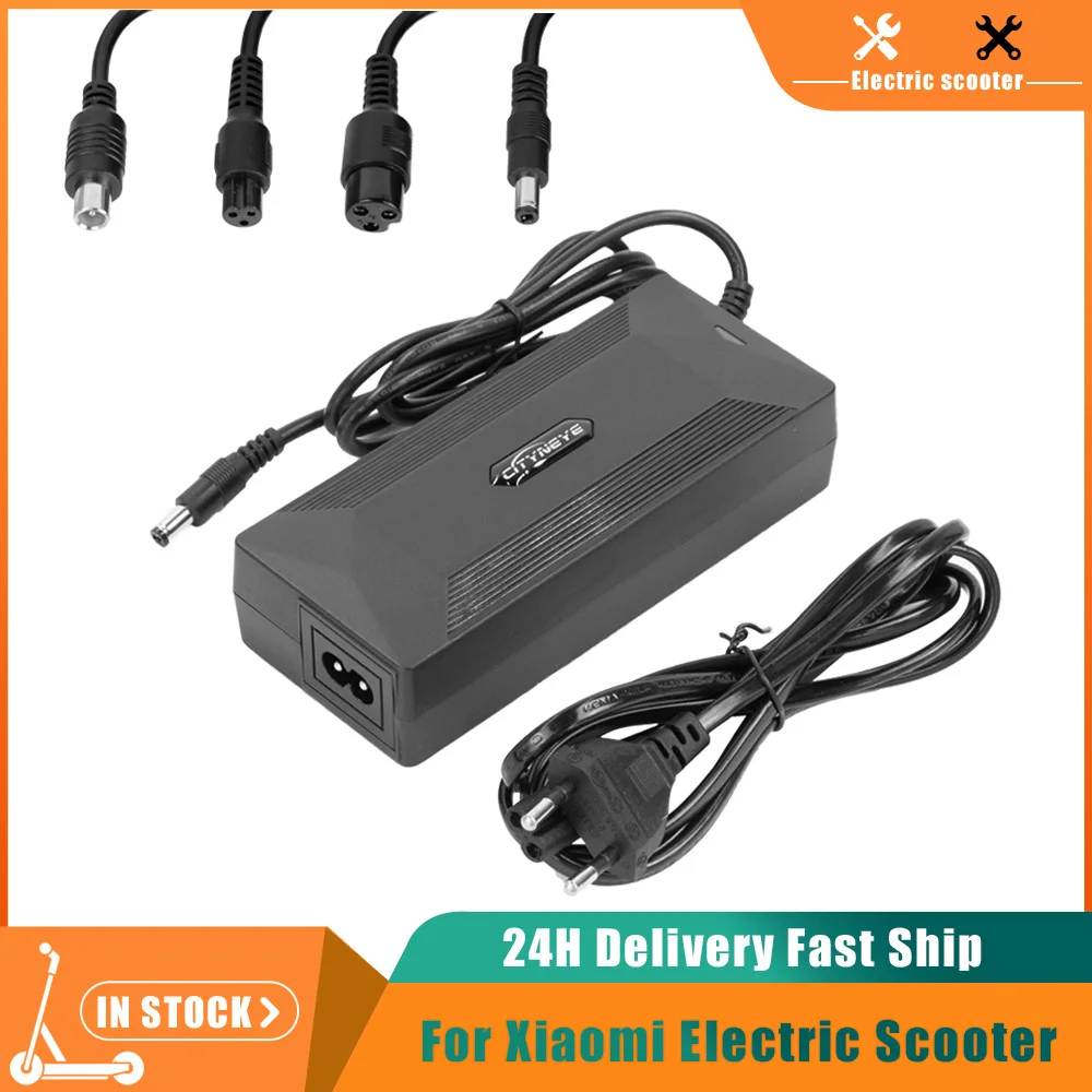 42V 2A Charger with 4 Plugs Universal For Xiaomi M365 1S Pro Pro2 Electric Scooter Fast Charger Adapter Accessories
42V 2A Charger with 4 Plugs Universal For Xiaomi M365 1S Pro Pro2 Electric Scooter Fast Charger Adapter Accessories