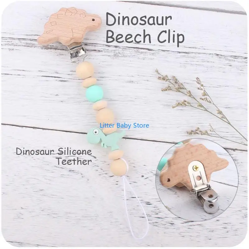 N80C Dinosaur Baby Pram Pendant Rattle Pacifier Chain Clip Wooden Beads Bracelet Bed Mobile Rattles Infants Teether
N80C Dinosaur Baby Pram Pendant Rattle Pacifier Chain Clip Wooden Beads Bracelet Bed Mobile Rattles Infants Teether